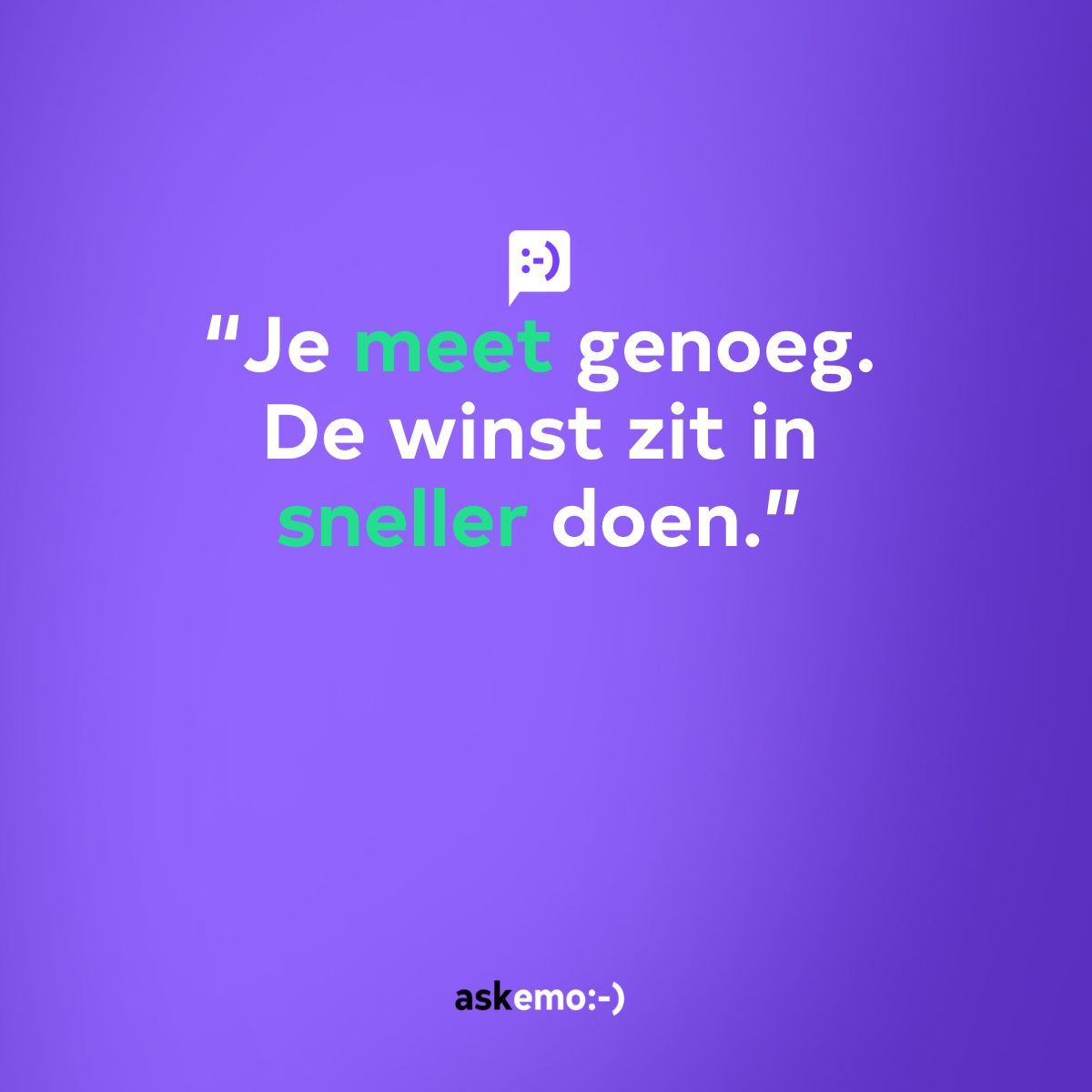 Beeld voor marketingondersteuning voor askemo: winst zit in sneller doen