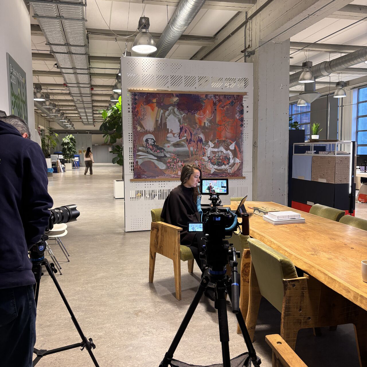 behind the scenes