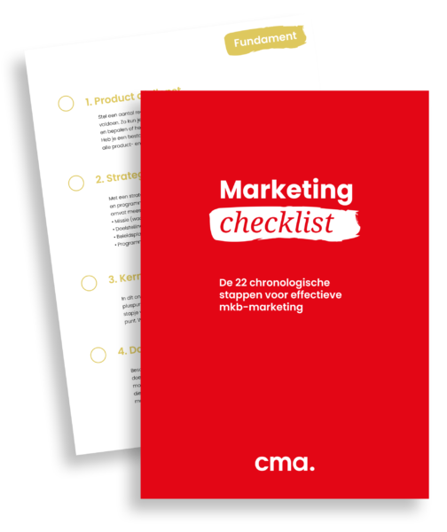Marketing checklist voor mkb-marketing